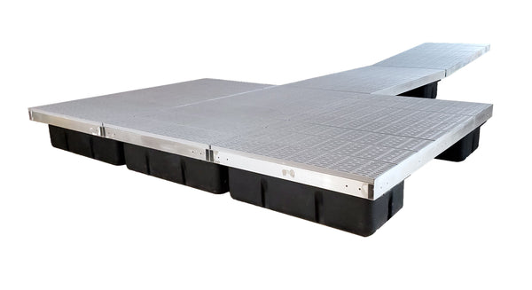 T-Shaped Low Profile Floating Dock