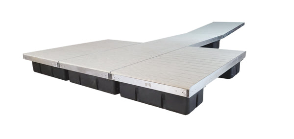 T-Shaped Low Profile Floating Dock