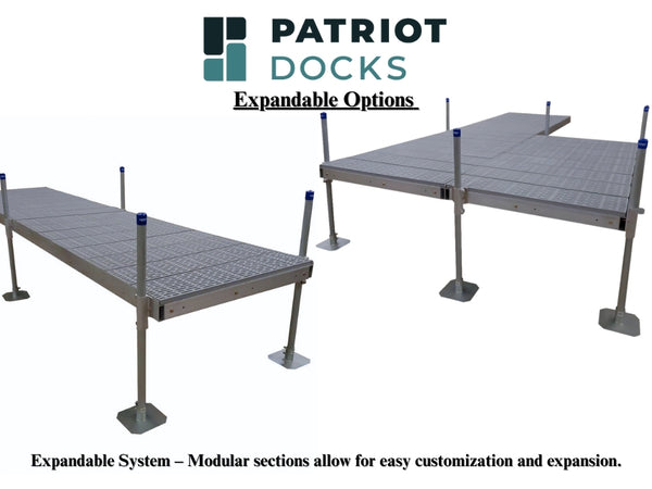 Low-Profile Stationary Dock