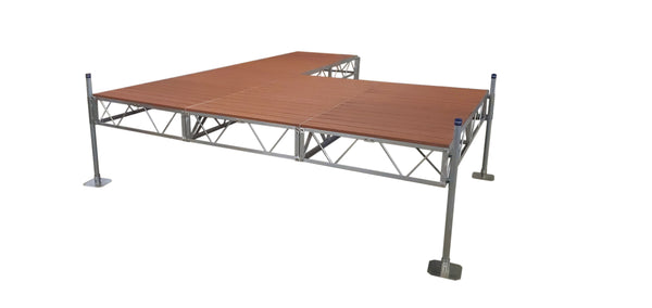 Double Patio Stationary Pipe Dock