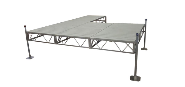 Double Patio Stationary Pipe Dock