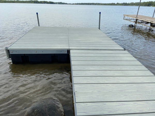 Double Patio Low Profile Floating Dock