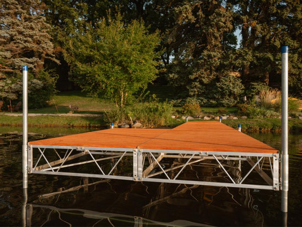 Dock Frame Aluminum End Rail