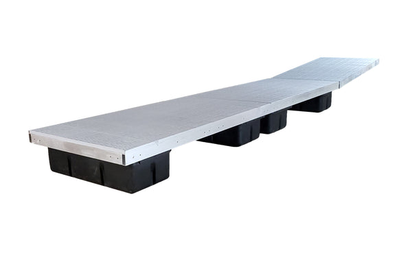 Straight Low Profile Floating Dock