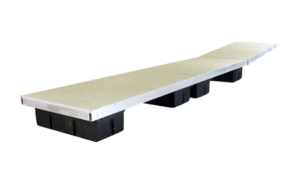 Straight Low Profile Floating Dock