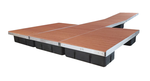 T-Shaped Low Profile Floating Dock