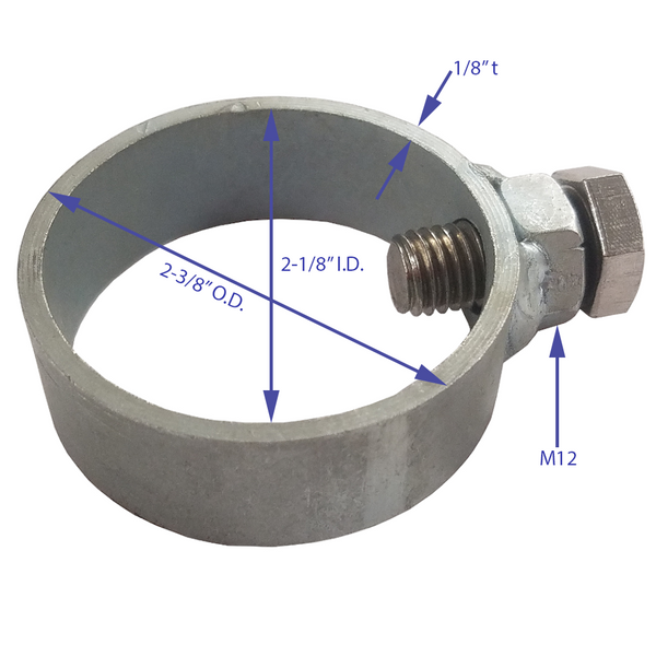 Wheel Stop Clamp Pair