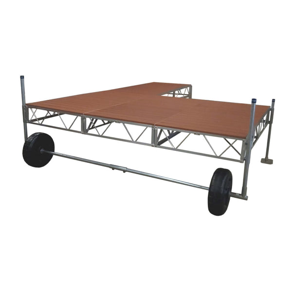 Double Patio Roll-in Pipe Dock
