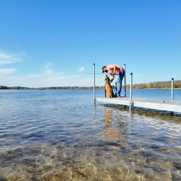 Low-Profile Stationary Dock
