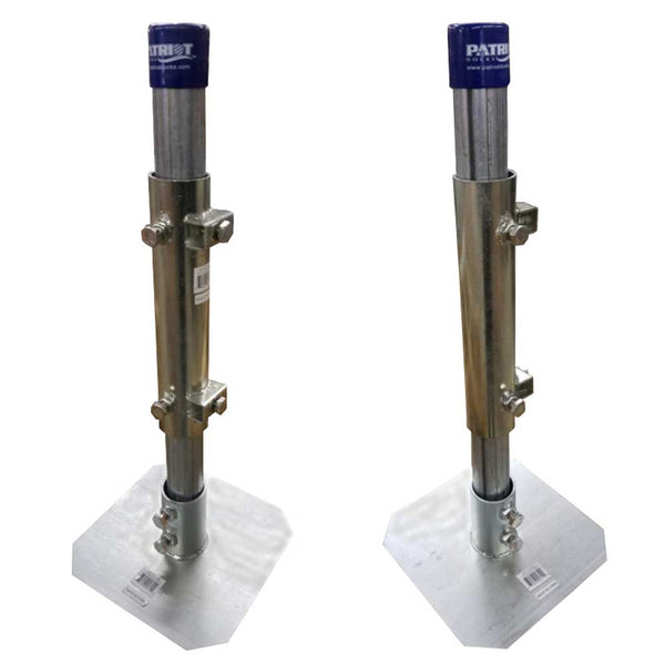 Double Patio Stationary Pipe Dock